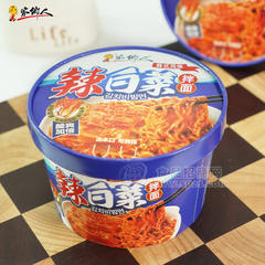 家鄕人韩式辣白菜拌面方便食品桶装招商
