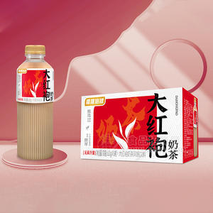 唯唯倍健大红袍奶茶风味饮料箱装招商620g×15瓶