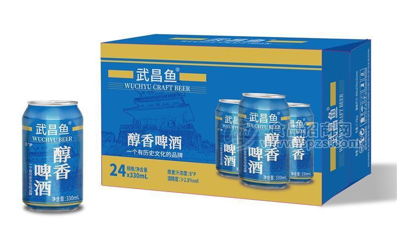 武昌魚(yú)醇香啤酒330ml