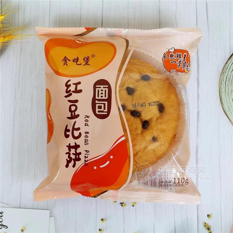 贪吃堡红豆比萨面包
