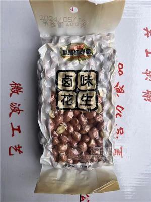 皇營(yíng)坊休閑鹵味花生400g下酒菜零食