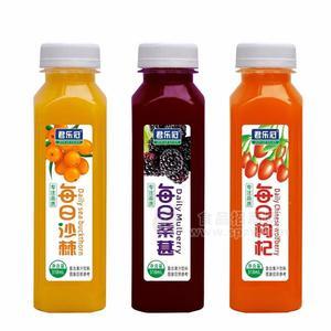君樂冠每日系列沙棘桑葚枸杞復(fù)合果汁飲料318ml