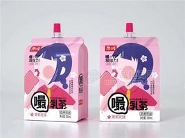 岸時茉莉花味乳茶奶茶飲品300ml