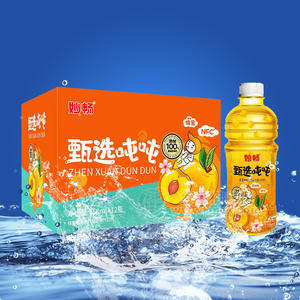 妙畅甄选吨吨蜜桃味果汁饮料招商750ml×12瓶