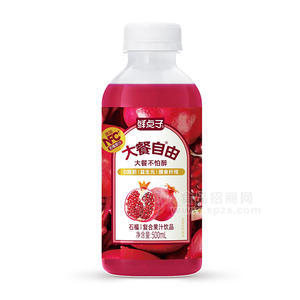 鲜点子大餐自由石榴复合果汁饮品500ml