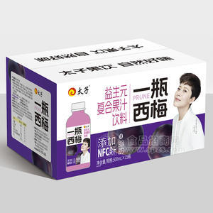 太子一瓶西梅益生元复合果汁饮料招商500ml×15瓶