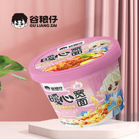谷粮仔暖心宽面诱惑香辣牛肉味桶装招商156g