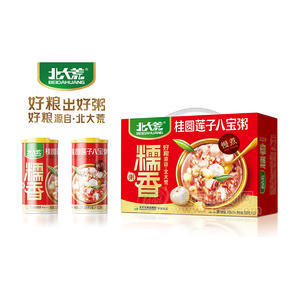 北大荒糯香桂圓蓮子八寶粥方便食品箱裝招商320g×10瓶