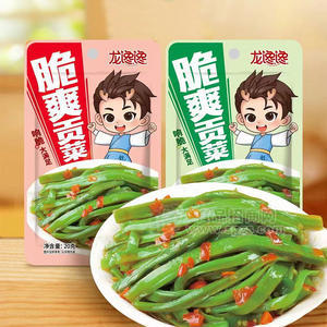 龙馋馋脆爽贡菜网红零食1元休闲零食麻辣食品一元产品20g