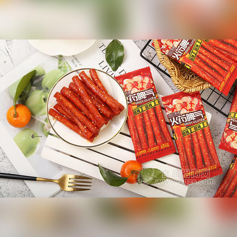 辣可曦曦火药脾气棒调味面制品辣条招商散称