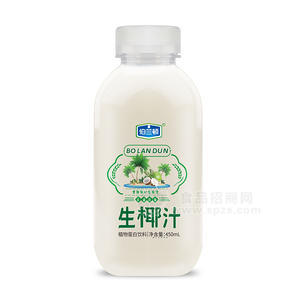 伯蘭頓生椰汁椰子汁植物蛋白飲料招商450ml