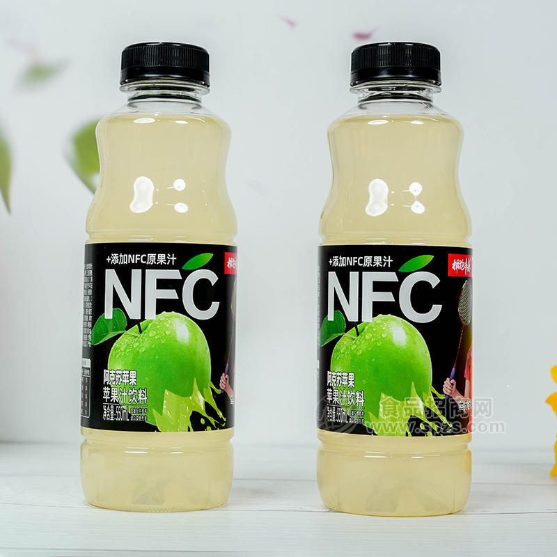 拥抱青春巴阿萨苏苹果nfc复合果汁饮料瓶装招商550ml