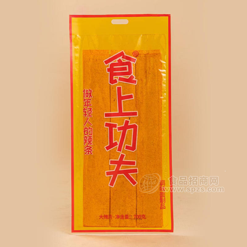 食上功夫大辣片调味面制品辣条招商700g 