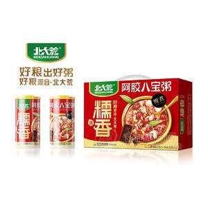 北大荒糯香阿膠八寶粥方便食品箱裝招商320g×10瓶