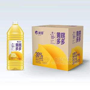 米奇黄桃多多30%黄桃复合果汁饮料招商2.38L