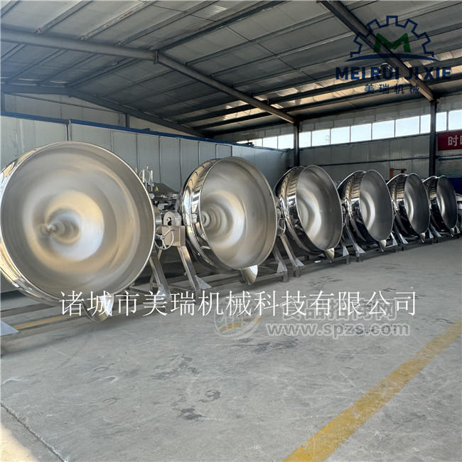 蒸汽加热卤煮锅 蒸汽卤肉夹层锅 800L蒸汽夹层锅