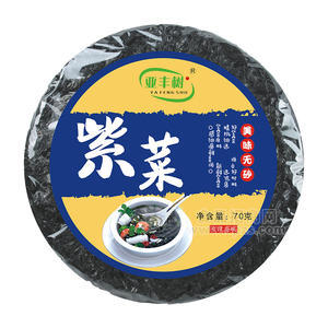 亞豐樹紫菜湯干貨批發(fā)免洗速食沖調(diào)招商70g