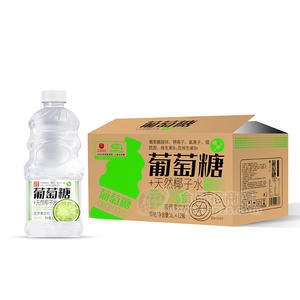 浩明飲品葡萄糖＋天然椰子水營養(yǎng)素飲料招商1L×12瓶