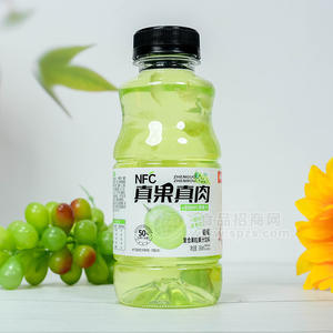 拥抱青春葡萄复合果汁饮料真果真肉瓶装招商360ml