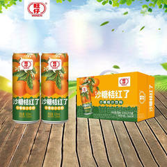 旺仔砂糖橘汁饮料果汁饮料箱装招商320ml×20罐