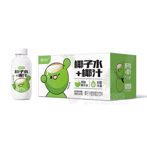 椰佰旺椰子水椰汁無菌冷灌箱裝飲料招商380ml×15瓶