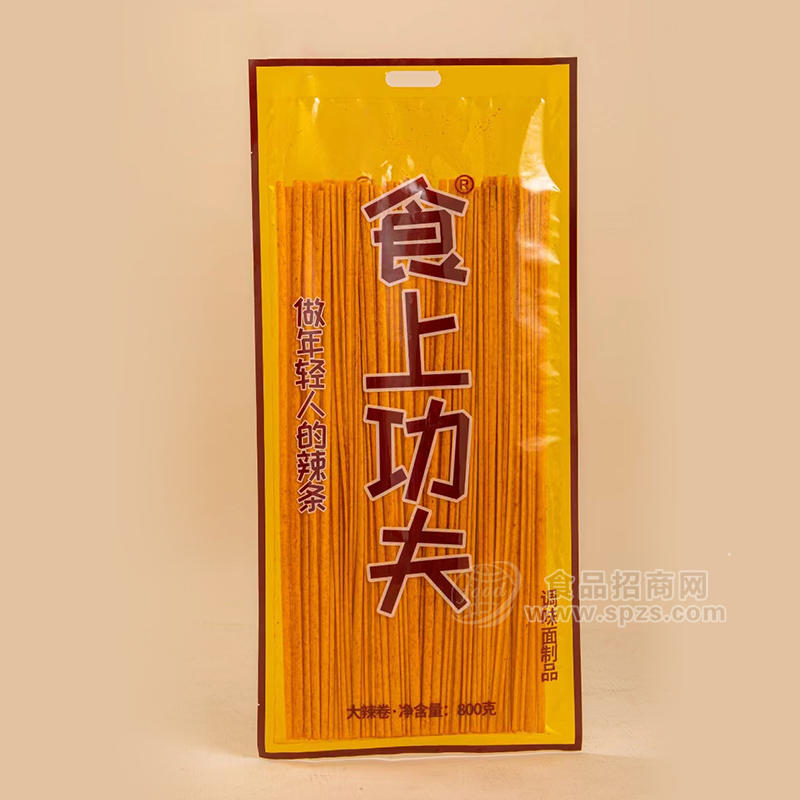 食上功夫大辣卷调味面制品辣条招商800g 