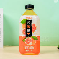 拥抱青春蜂蜜柚子果味饮料瓶装招商1L