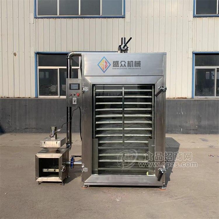 全自动红肠烟熏炉 牛肉干腊肉蒸煮烘干一体熏烤炉