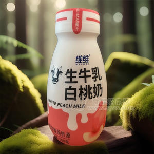 维维生牛乳白桃奶乳饮料招商200g