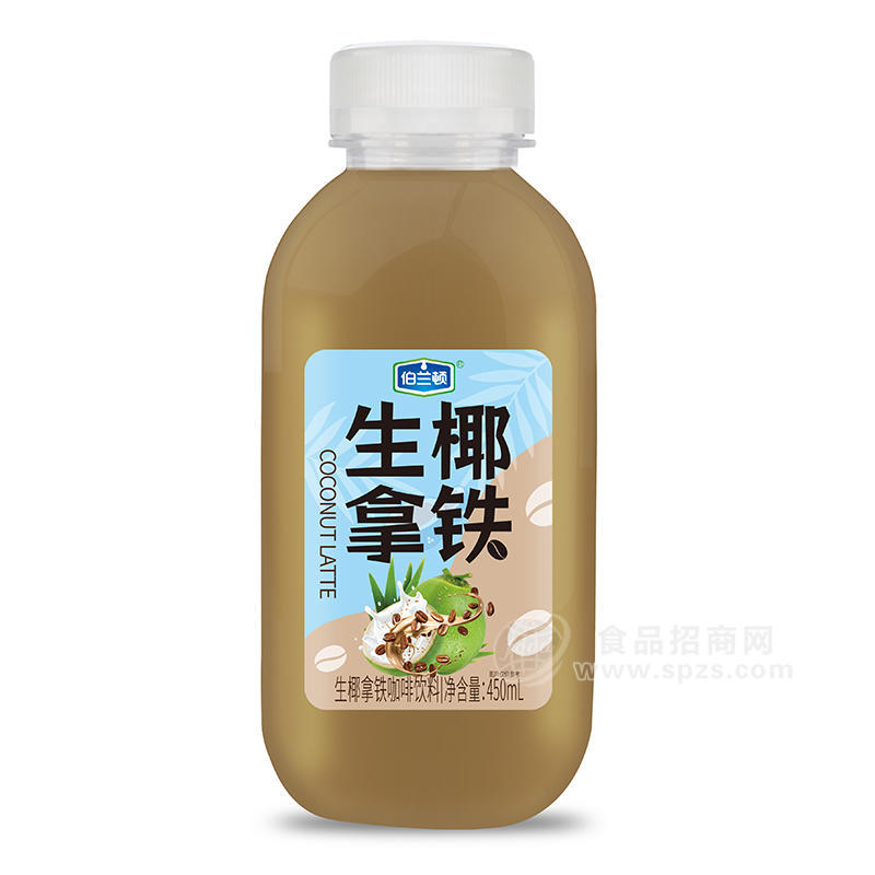 伯兰顿生椰拿铁咖啡饮料招商450ml