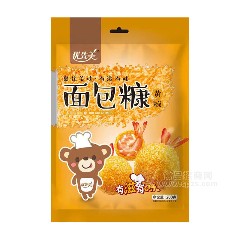 優(yōu)先美黃糠面包糠 200g