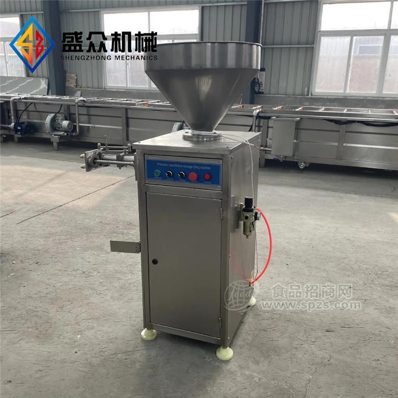 全自动肠类气动定量扭结灌肠机 香肠灌肠机 多功能液压灌肠机