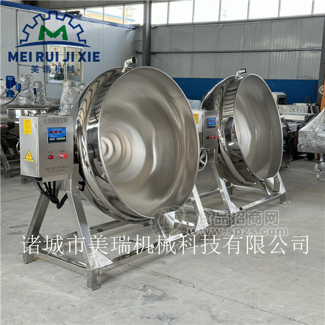 600L立式蒸汽夹层锅 江阴夹层锅厂家 熬汤化糖用夹层锅