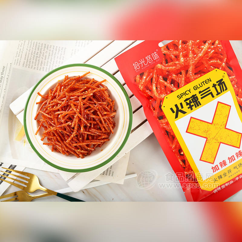 拾光悠味火辣气场丝调味面制品招商108g