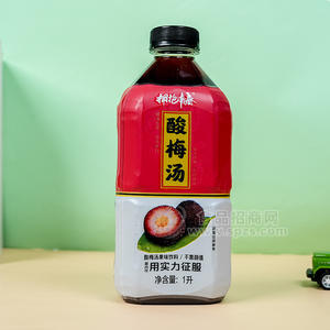 拥抱青春酸梅汤果味饮料瓶装招商1L