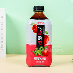 拥抱青春冰糖酸枣果味味饮料瓶装招商1L