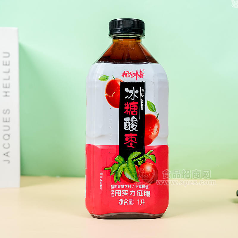拥抱青春冰糖酸枣果味味饮料瓶装招商1L 