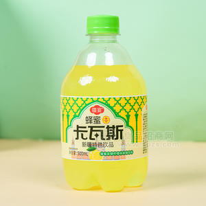 疆宴蜂蜜格瓦斯檸檬味碳酸硬料瓶裝招商500ml