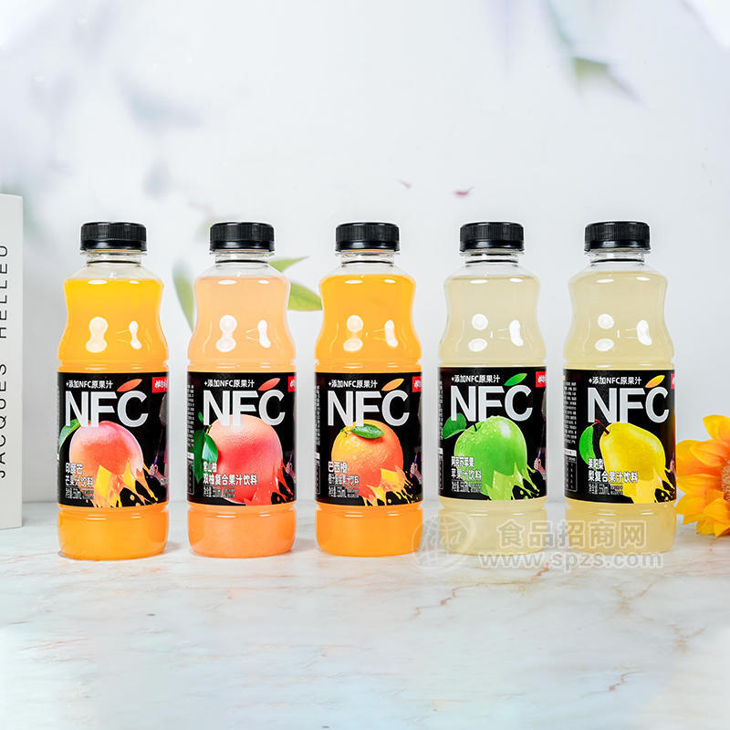 拥抱青春各种口味nfc复合果汁饮料瓶装招商350ml