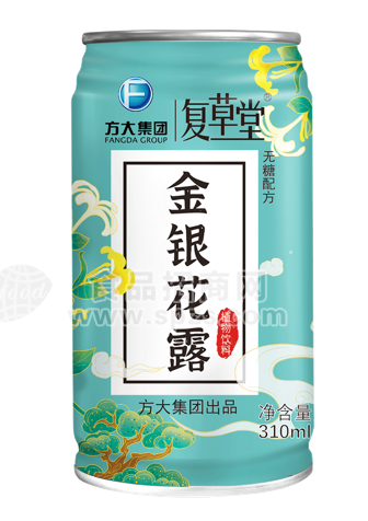 復草堂金銀花無糖植物飲料310ml