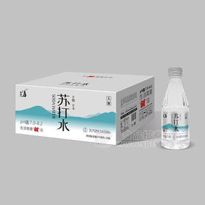 九州華洋無汽蘇打水飲料箱裝招商375ml×24瓶