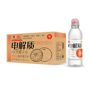 浩明飲品電解質(zhì)＋天然椰子水西柚味營(yíng)養(yǎng)素招商600ml×15瓶