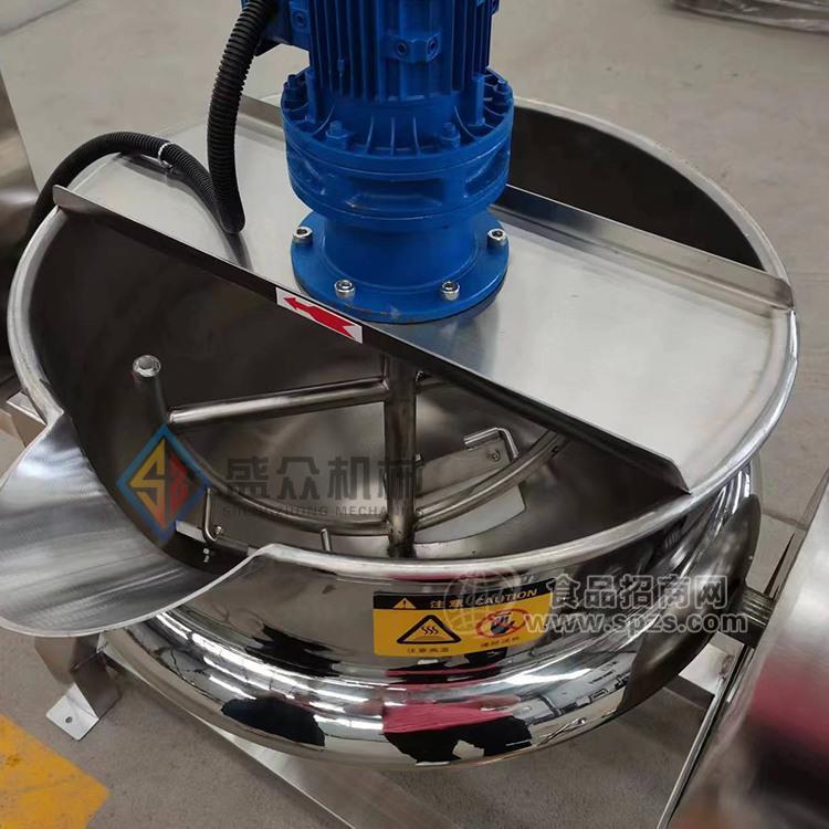 自动控温不锈钢夹层锅 猪大肠卤制锅 可倾式不糊汤蒸煮锅