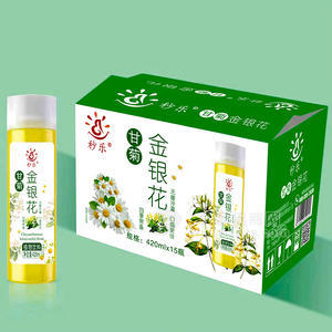 秒樂(lè)甘菊金銀花露植物飲料招商420mlX15瓶