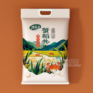 情系農(nóng)蟹稻共生盤錦大米東北大米招商2.5kg