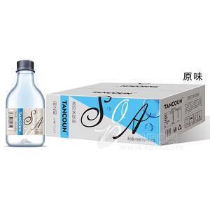 田之初蘇打水飲料原味招商350ml×24瓶