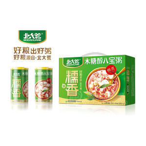 北大荒糯香木糖醇八寶粥方便食品箱裝招商320g×10瓶