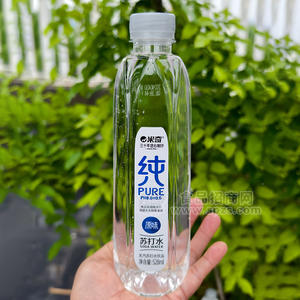 米奇純?cè)短K打水無氣蘇打水飲品招商528ml