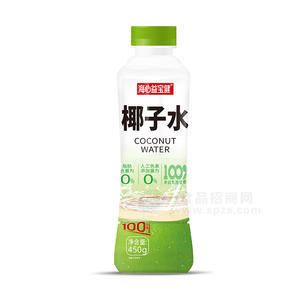 海心益寶健100%椰子水風味飲料瓶裝招商450g