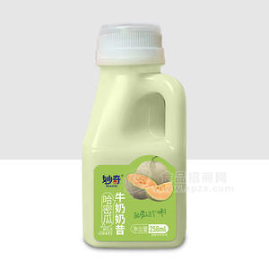 妙奇哈密瓜牛奶奶昔風(fēng)味飲品瓶裝招商258ml